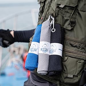 OHIKA Microfiber Fishing Towels Color Options
