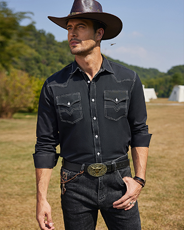 mens cowboy shirt