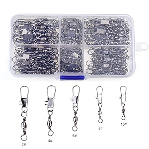 fishing accessories barrel swivel snap swivels tackle snaps ball bearing swivels fishing eagle claw