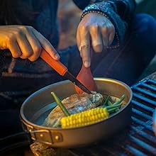 camping essentials gear accessories backpacking knife spork utensils  stainless steel titanium
