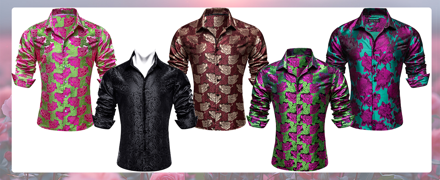rose floral shirt