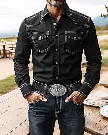 western buckle belt