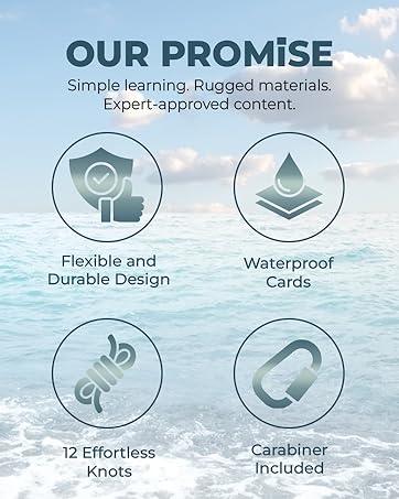 Easiest Fishing Knots Waterproof Guide Simple How To Tie Practical Fly Saltwater Pocket Portable