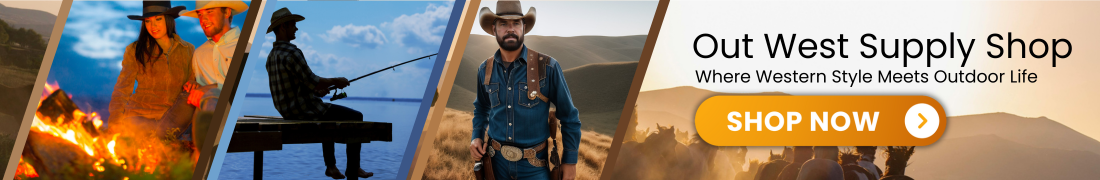 AD: OUT WEST SUPPLY SHOP: Where Western Style Meets Outdoor Life!