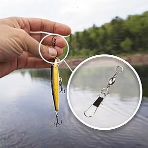 fishing gear and equipment fishing accessories snap swivels fishing lure kit lures for freshwater
