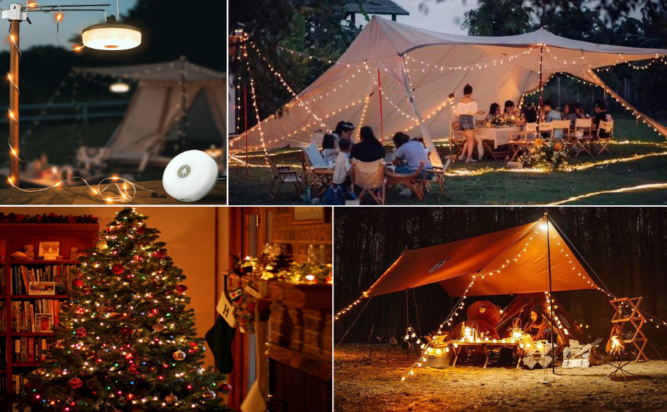 camping string lights