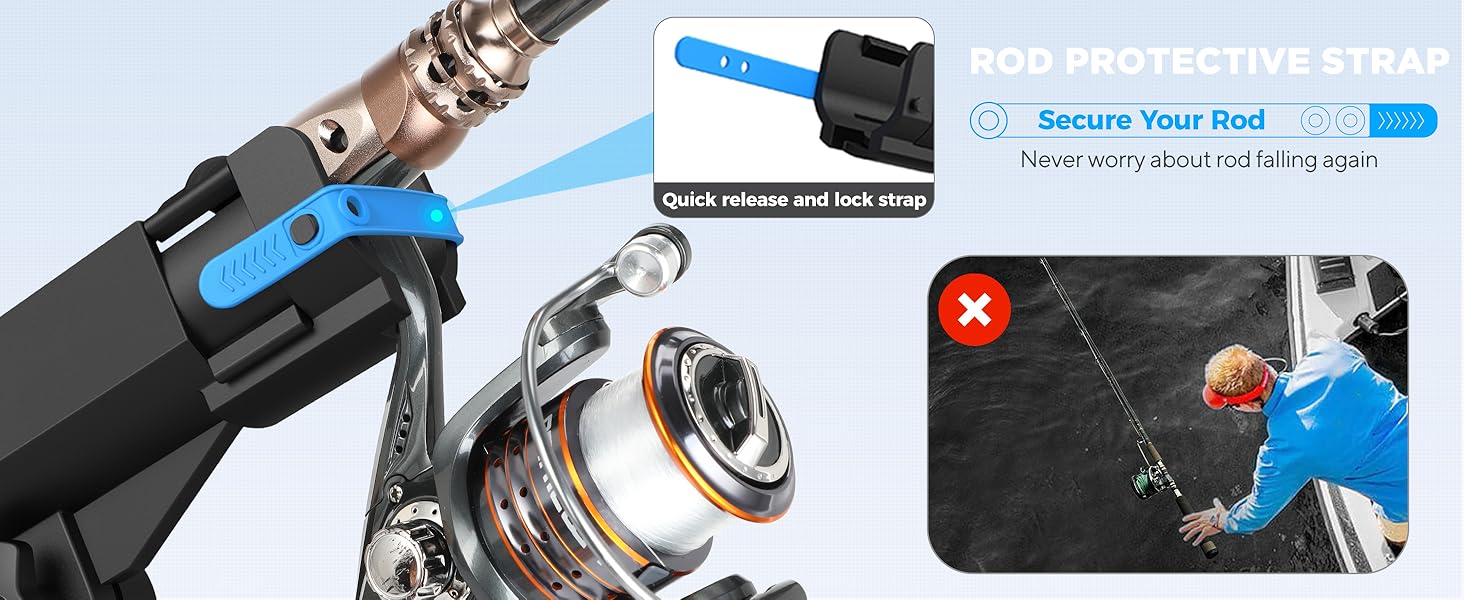 Kayak rod holder