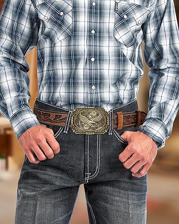 Men's Western cowboy belt