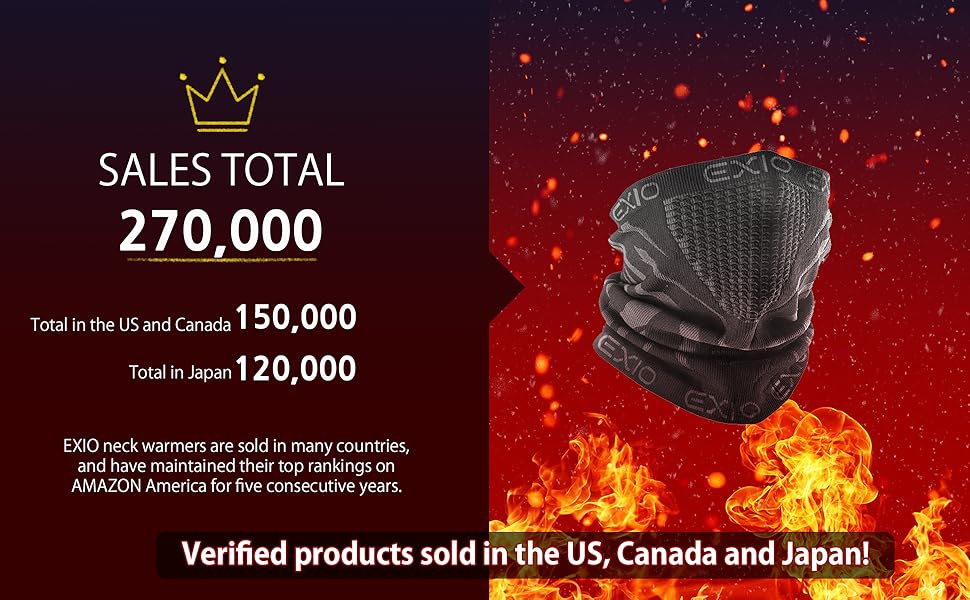 Verified products sold in the US, Canada, and Japan