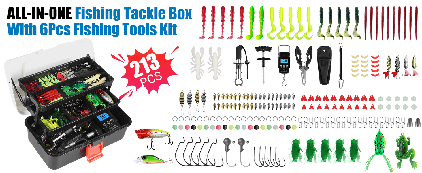 tackle box with tackle included