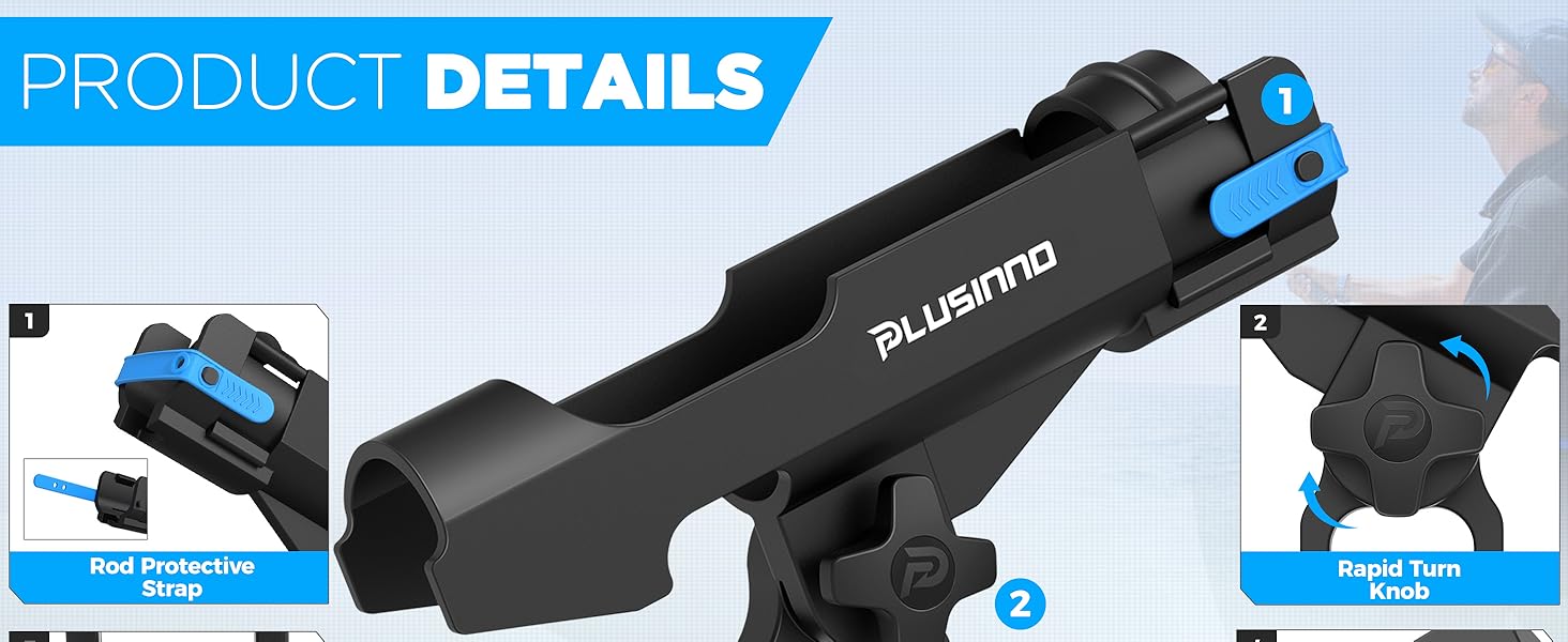 Kayak rod holder