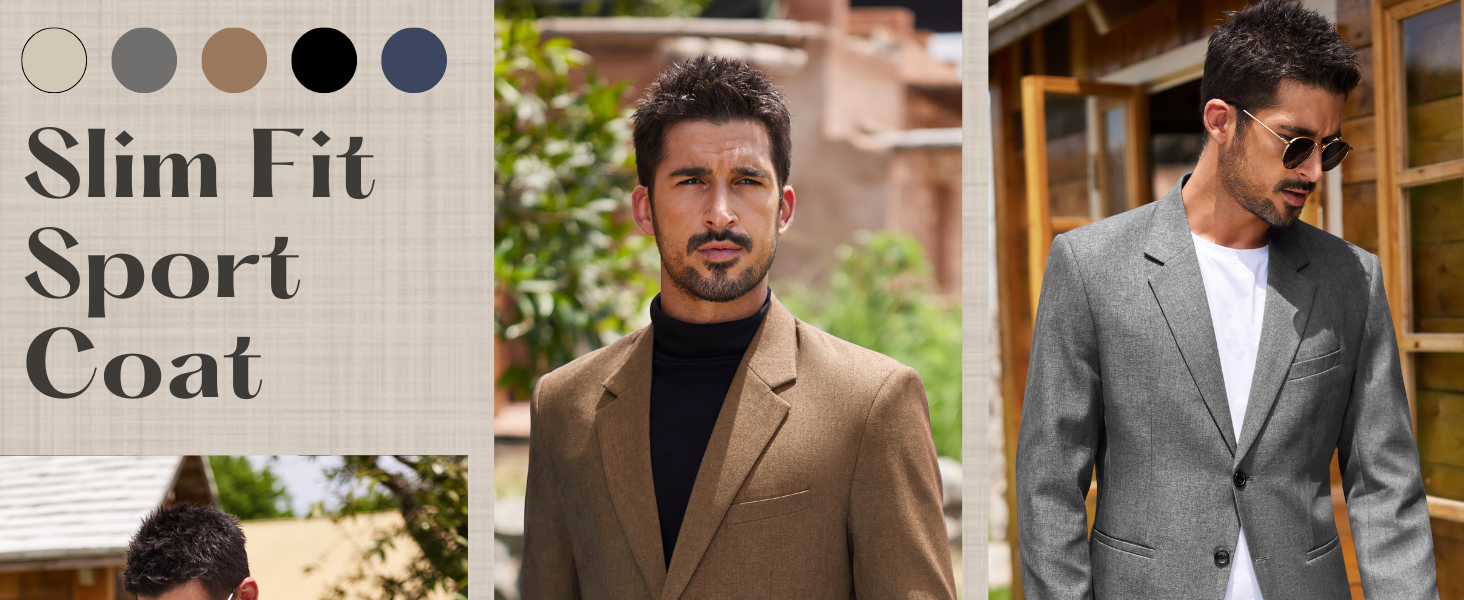 men casual suit jacket
